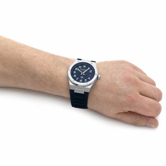 Swiss Military Hanowa Stainless Steel Sports Analogue Quartz Watch  Часовници