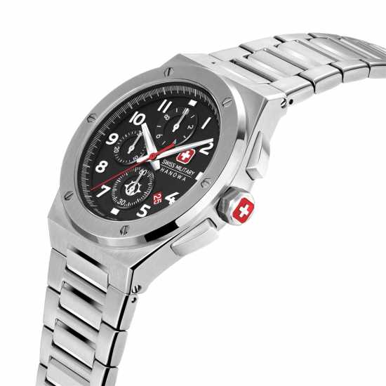 Часовници Swiss Military Hanowa Chrono Stainless Steel Sports Analogue Watch Swiss Military Hanowa Chrono Stainless Steel Sports Analogue Watch Часовници