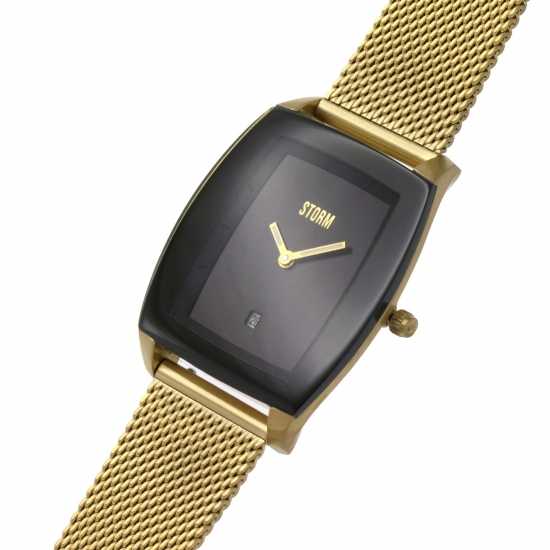 Storm Mini Zaire Gold Black Stainless Steel Watch
