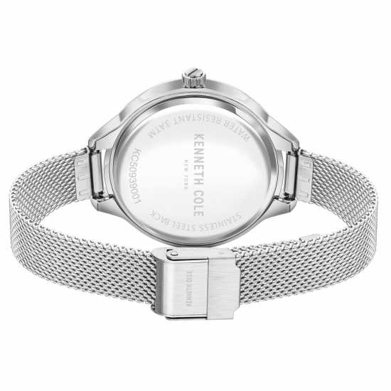 Kenneth Cole York Dress Grey Fashion Analogue Quartz Watch Slvr Бижутерия