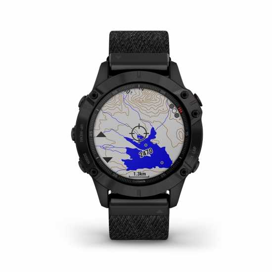 Garmin 6 Sapphire Plastic/resin Fitness Watch Blck Бижутерия