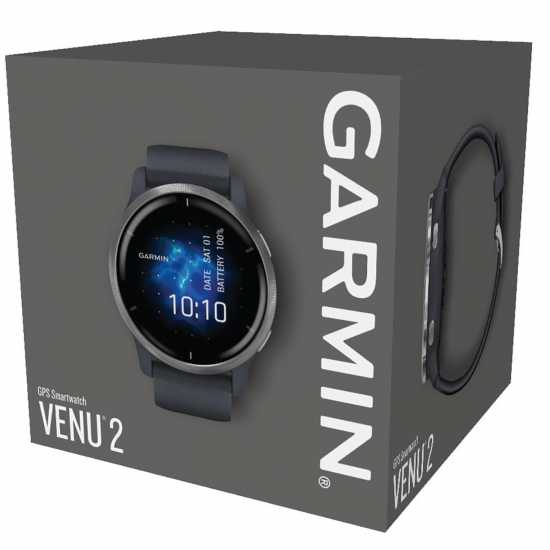 Garmin Venu 2 Granite Blue Digital Quartz Hybrid Watch  Бижутерия