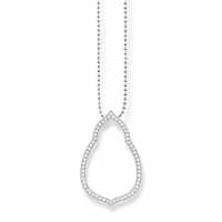 Glam And Soul Sterling Silver Necklace  