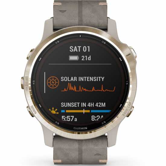 Garmin 6S Pro Solar Plastic/resin Smart Touch Watch  Бижутерия