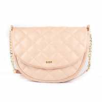 Дамски чанти Biba Чанта За Рамо Leather Quilted Shoulder Bag Тоуп Biba Чанта За Рамо Leather Quilted Shoulder Bag Тоуп Дамски чанти
