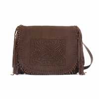 Дамски чанти Biba Чанта За Рамо Suede Fringe Shoulder Bag Biba Чанта За Рамо Suede Fringe Shoulder Bag Дамски чанти