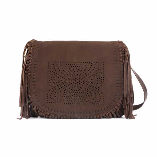 Дамски чанти Biba Чанта За Рамо Suede Fringe Shoulder Bag Biba Чанта За Рамо Suede Fringe Shoulder Bag Дамски чанти