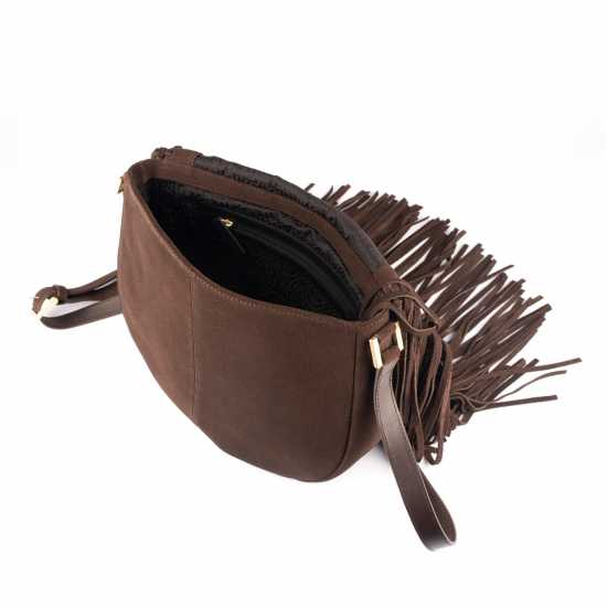 Дамски чанти Biba Чанта За Рамо Suede Fringe Shoulder Bag Biba Чанта За Рамо Suede Fringe Shoulder Bag Дамски чанти