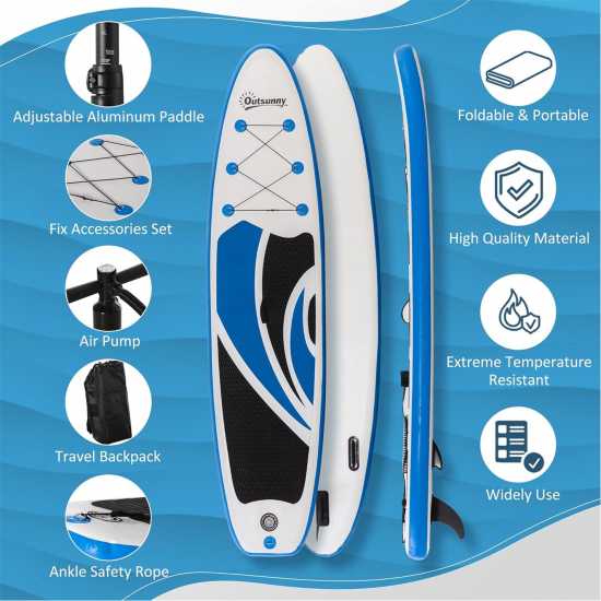 Outsunny 10.6' 32 Inflatable Standup Paddle Board