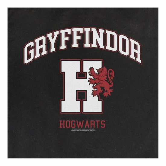 Harry Potter Hogwarts Gryffindor Tote Bag, Black