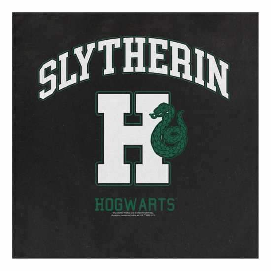 Harry Potter Hogwarts Slytherin Tote Bag, Black
