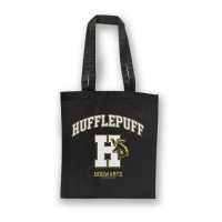 Harry Potter Hogwarts Hufflepuff Tote Bag, Black