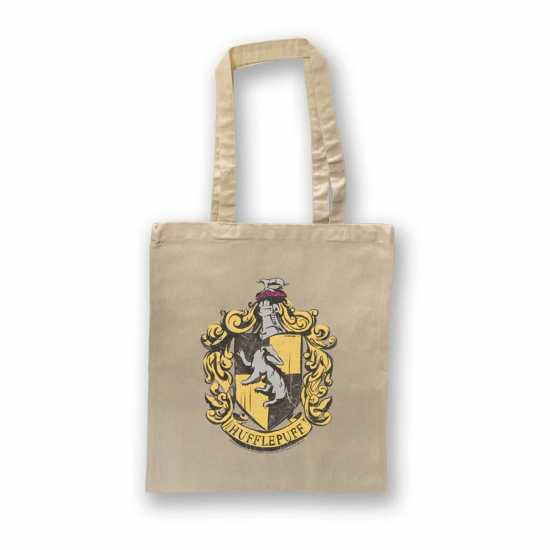 Harry Potter Hogwarts Hufflepuff Crest Tote Bag