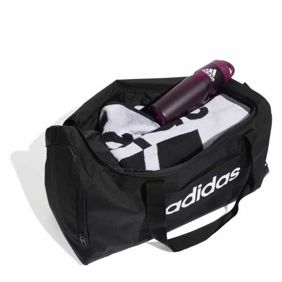 Adidas Linear Duffel Bag Medium Черно/Бяло Портфейли