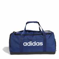 Adidas Linear Duffel Bag Medium Тъмно синьо/бяло Портфейли