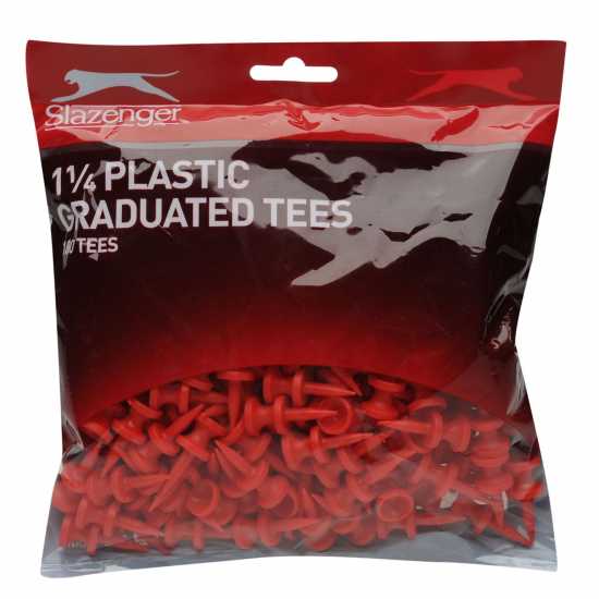 Slazenger Graduated Tees Bumper Pack Червено 