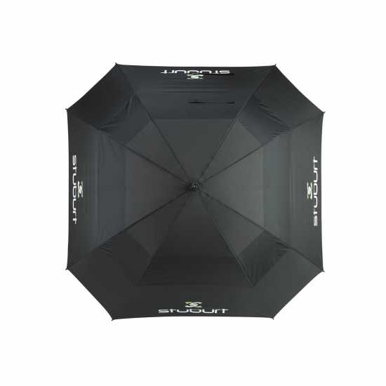 Stuburt Dual Canopy Square Umbrella Black Чадъри за дъжд