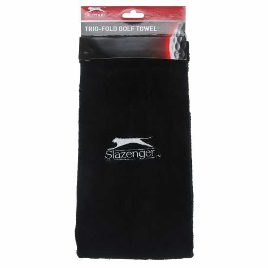 Slazenger Golf Towel With Carabiner Clip  Хавлиени кърпи