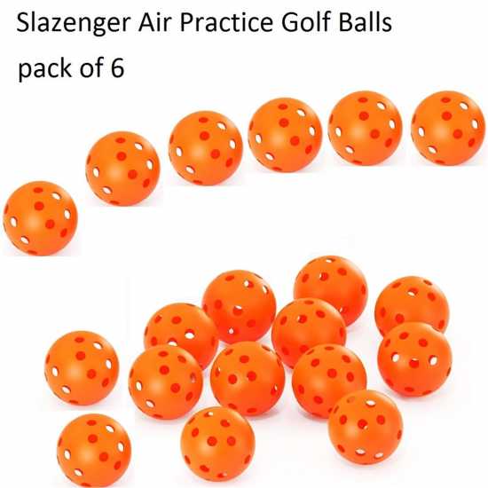 Slazenger Air Practice Golf Balls Оранжево Голф пълна разпродажба