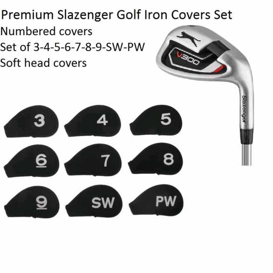 Slazenger Golf Iron Covers Set  Голф пълна разпродажба