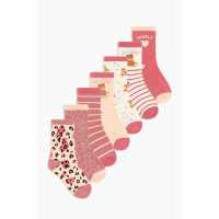 Studio Younger Girl 7 Pack Bear Socks  Детски чорапи