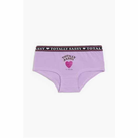 Girls Pack Of 4 Totally Sassy Briefs  Детско бельо