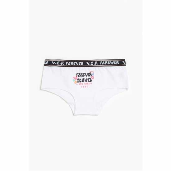 Girls Pack Of 4 Forever Iconic Briefs  Детско бельо
