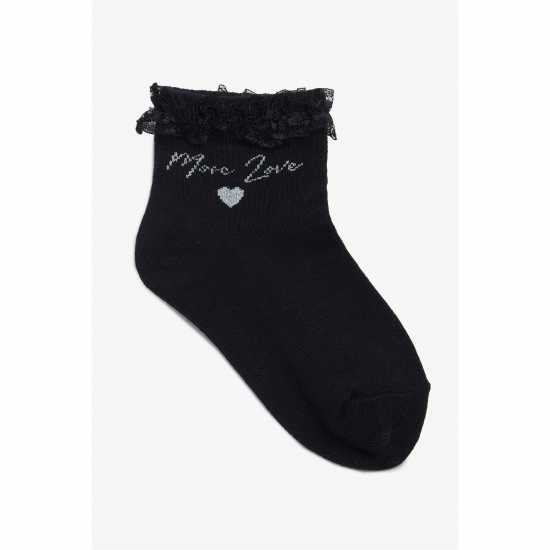 Набрани Чорапи Pack Of 3 More Love Frill Socks  Детски чорапи