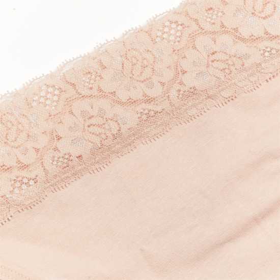 Дамско бельо Be You Pack Lace Trim Cotton Thong Be You Pack Lace Trim Cotton Thong Дамско бельо