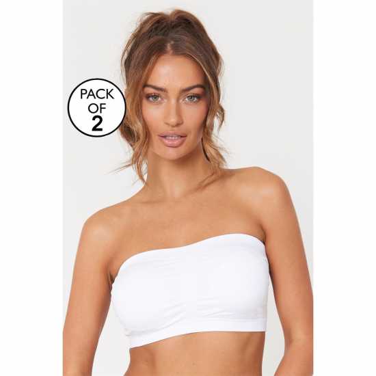 Be You 2 Pack Bandeau Non Wired Bra  