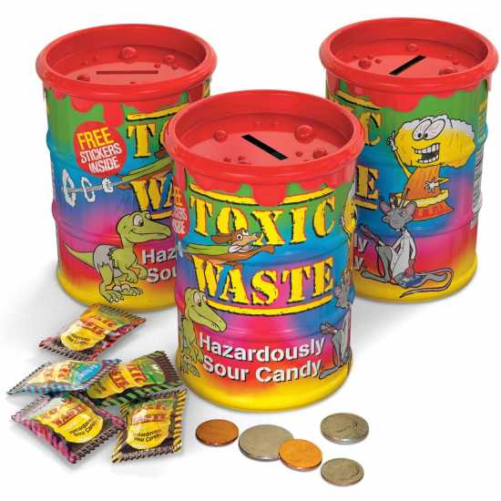 Toxic Waste Tye-Dye Drum Money Bank