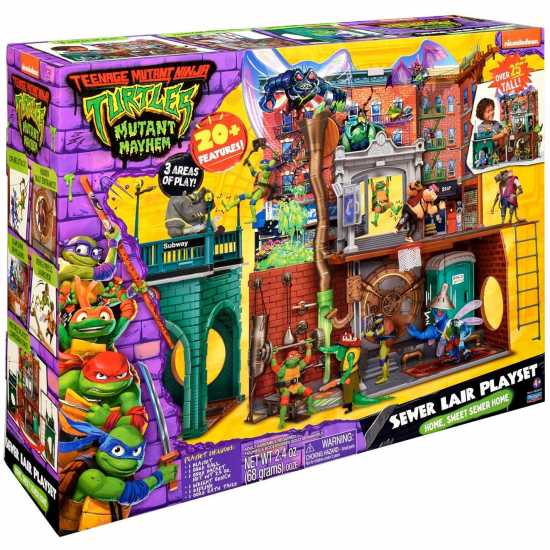 Mutant Ninja Turtles Mayhem Sewer Lair Playset  Подаръци и играчки