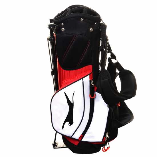 Чанта За Голф Със Стойка Ikon Stand Bag Junior Black/Red Чанти за голф