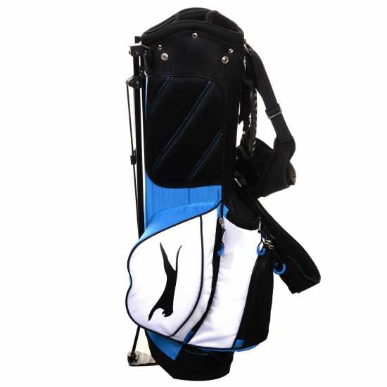 Чанта За Голф Със Стойка Ikon Stand Bag Junior Black/Blue Чанти за голф