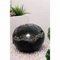 Solar Rock Bowl Solar Water Feature Battery Backup