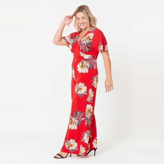 Floral Jumpsuit 8  Дамски поли и рокли