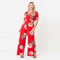 Floral Jumpsuit 16  Дамски поли и рокли