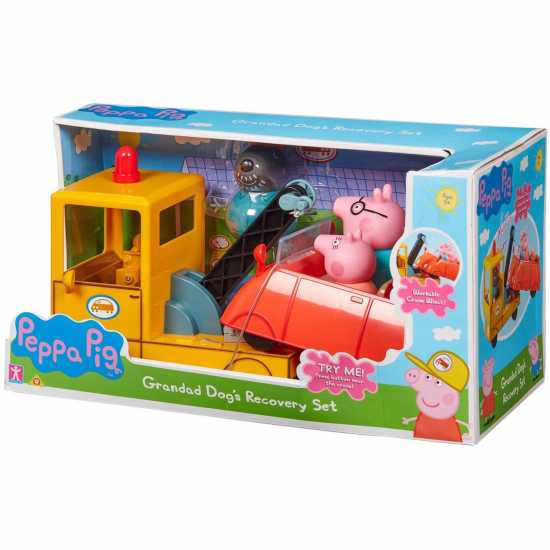 Комплект За Игра Pig Grandad Dogs Truck Recovery Play Set  Подаръци и играчки