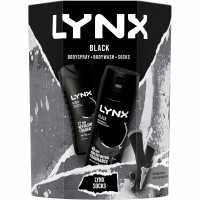 Lynx Black Duo And Socks Gift Set
