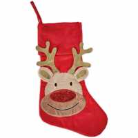 Up Reindeer Stocking  Коледна украса