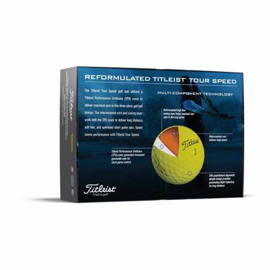 Titleist Tour Speed Golf Balls Yellow Голф топки