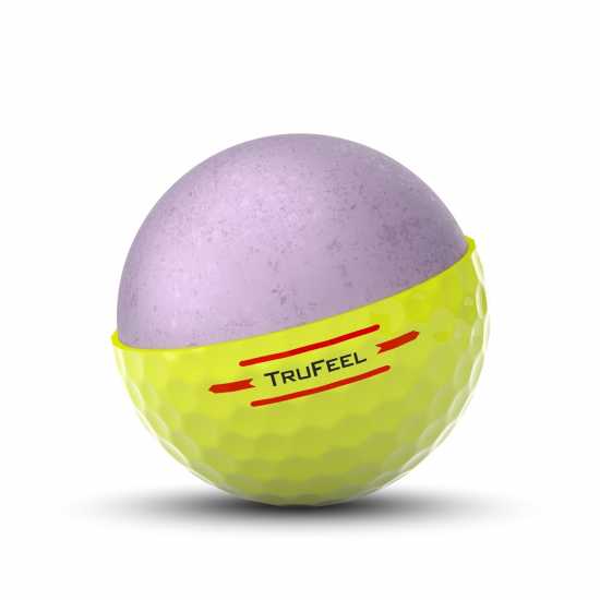 Titleist 2024 Trufeel Golf Balls (12-Ball Pack) Жълто Голф топки