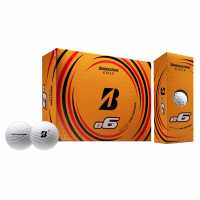 Bridgestone E6 12 Pack Golf Balls White Голф топки