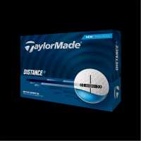 Taylormade Distance+ Golf Balls 12 Pack Бяло Голф топки