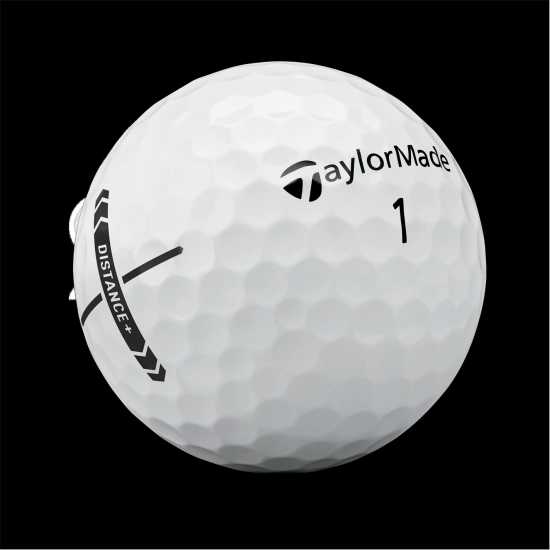 Голф топки Taylormade Distance+ Golf Balls 12 Pack Бяло Taylormade Distance+ Golf Balls 12 Pack Бяло Голф топки