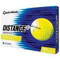 Taylormade Distance+ Golf Balls 12 Pack Жълто Голф топки