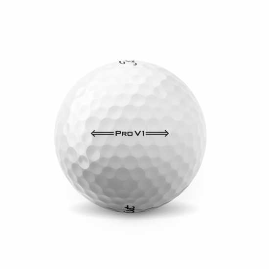 Titleist Pro V1 Golf Balls (12-Ball Pack) 2023 White Голф топки