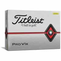 Titleist Pro V1X Golf Balls (12-Ball Pack) 2022 Yellow Голф топки