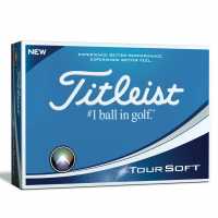 Titleist 2022 Tour Soft Golf Balls (12-Ball Pack) White Голф пълна разпродажба