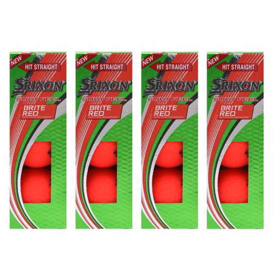Srixon Soft Feel Golf Balls 12 Pack Red 